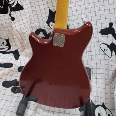 1960's Kapa Continental guitar, rare clear cherry red finish, 100% image 8