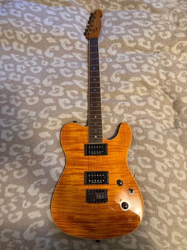 Fender Special Edition Telecaster FMT HH 2025-2026 - Amber (Flamed Maple Top) image 1