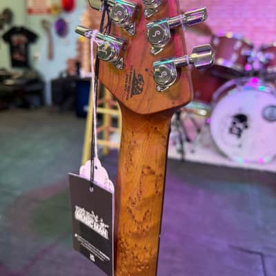 Ernie Ball Music Man Steve Lukather Signature Luke III Maple Top HSS 2016 - 2022 - Cherry Burst Flame image 5