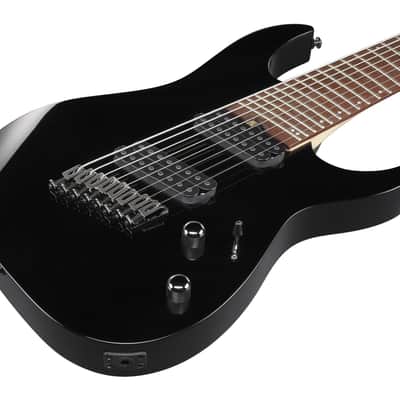 Ibanez RGMS8-BK RG-Serie E-Guitar 8 String Multiscale - Black image 9