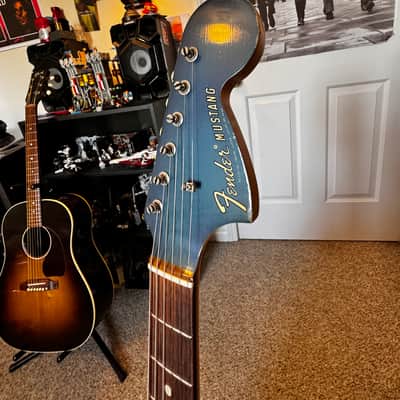 Fender Mustang 1969 Competition Burgundy (Blue) image 7