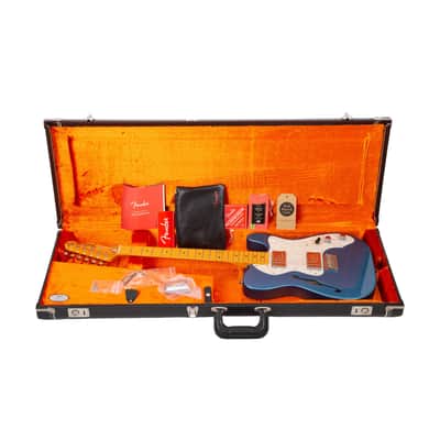 2022 Fender American Vintage II 72 Telecaster Thinline Electric Guitar, Maple FB, Lake Placid Blue, V1XXXX image 10