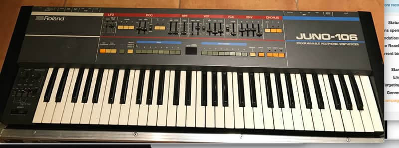Roland Juno-106 Analog Polyphonic Synthesizer image 1
