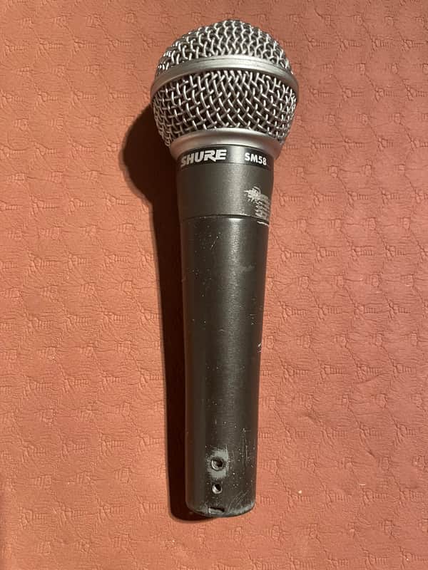 Shure SM58 Handheld Cardioid Dynamic Microphone 1984 - Present - Black image 1