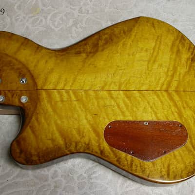 Complete to Suit: Till Guitars Redwood Burl Boutique Thinline Handmade in California image 3