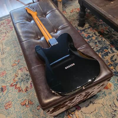 2011 Fender Blacktop Telecaster MIM HH MN - Black image 14