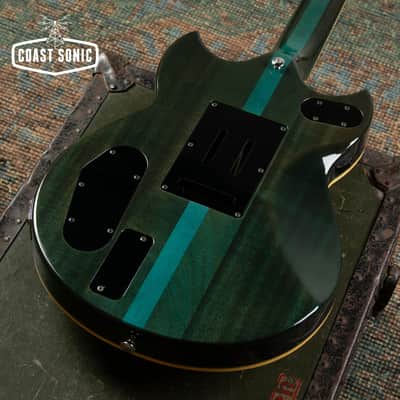 1999 Yamaha SG-T2 Masayoshi Takanaka Signature Model, transparent blue, with case image 11