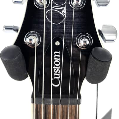 PRS SE Custom 24 Semi-Hollow Piezo, Charcoal Burst Carved Maple Top Serial #: CTIG064900 image 6