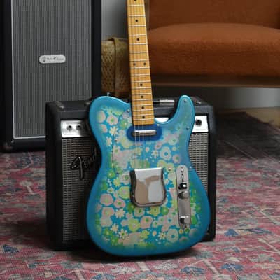 MINT 1993 Fender Japan A-Serial TL69-75 ’69 Telecaster Reissue Blue Flower w/HC, MIJ, FujiGen image 4