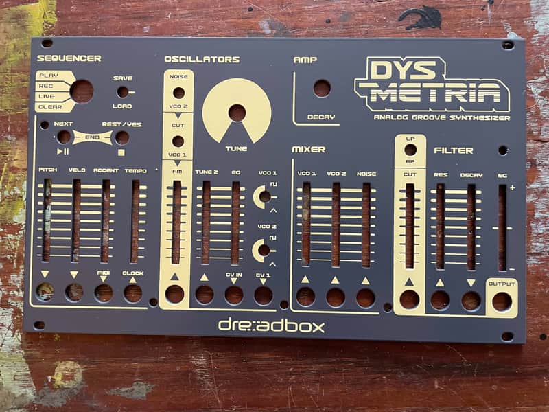 Dread Box Dysmetria FACEPLATE  PANEL REPLACEMENT image 1