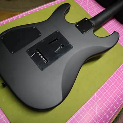 Harley Benton HWY-25BKS Progressive 2022 Black Matte Free FretWerx Setup and Fret Polish USA Stock image 11