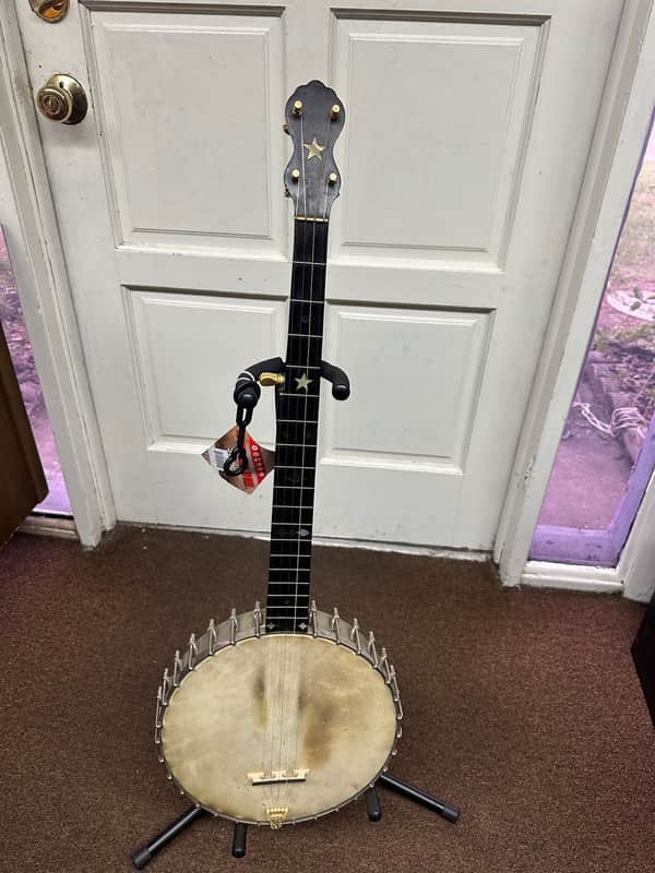 Used A.C. Fairbanks Co. Makers Boston, MASS. 5 String Banjo Late 1890s?? Open Back AS IS image 1