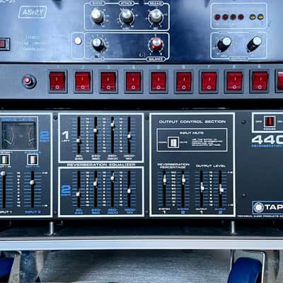 Tapco 4400 dual spring reverb with EQ - Black image 1