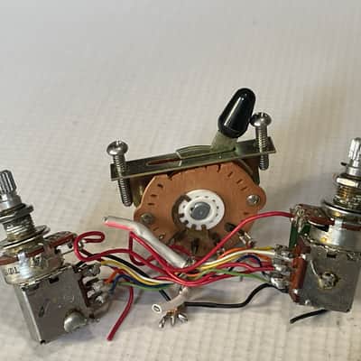 2000's Charvel Jackson Dinky Guitar Factory EMG A25k Push Pull Coil Tap Wiring Harness Electronics image 4