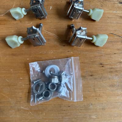 Vintage 1970's Kluson Gibson DELUXE Tuners, Ferrules and Screws image 1