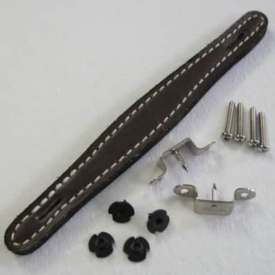 Fender Pure Vintage 9 inch Brown Leather Amplifier Handle image 1