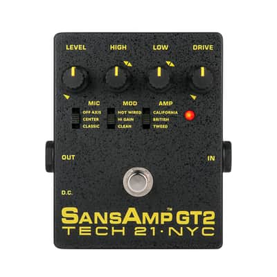 Tech 21 SansAmp GT2 Tube Amp Emulation Pedal | Reverb Canada