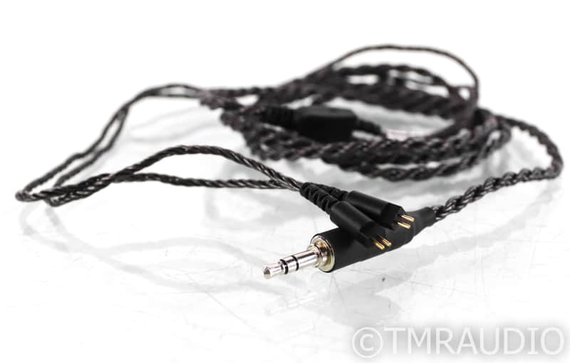 Moon Audio Silver Dragon V2 2-Pin IEM Headphone Cable; 52in; 0.78mm image 1