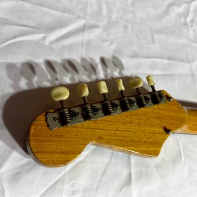 Teisco E-110 1960s Electric Guitar - Tulip Sunburst - Japan image 7