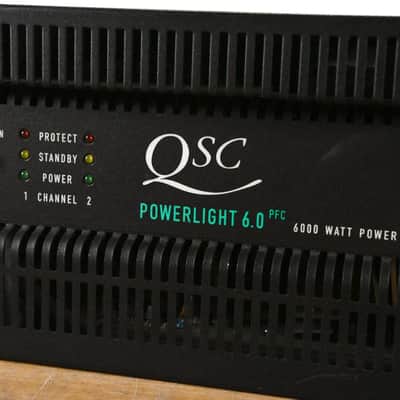 QSC PowerLight 6.0 PFC Power Factor Corrected 2-Channel Power Amplifier CG011UR image 5