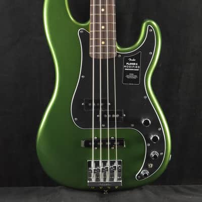 Mint Fender Player II Modified Active Precision Bass Harvest Green Metallic Rosewood Fingerboard image 1