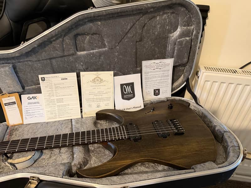 Mayones Duvell Elite 6 Antique Black Matte image 1