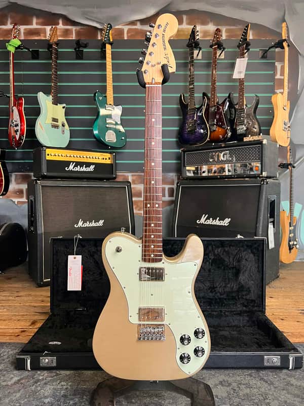 Fender Chris Shiflett Telecaster Deluxe Shoreline Gold 2023 Electric Guitar