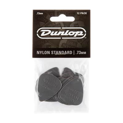 Immagine Dunlop - 44P73 - Nylon Standard Guitar Pick - .73mm - Pack of 12 (44P73) - 4
