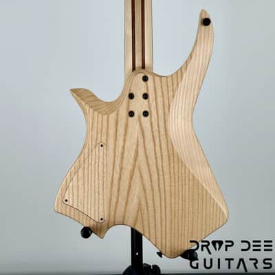 Infinia Neptune Headless Electric Guitar w/ Bag - Black Walnut image 13