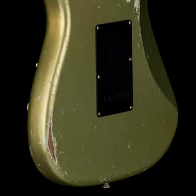 Mint Fender Custom Shop Levi Perry Masterbuilt Empire 67 Stratocaster Relic - Super Aged Sage Green Metallic #78899 image 8