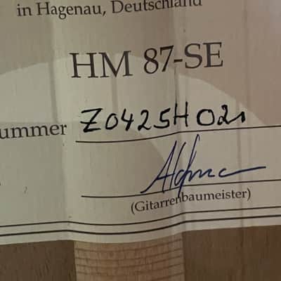 Höfner ( Hofner ) HM87-SE-0 - incl. Case - Classical Guitar - Made in Germany image 15