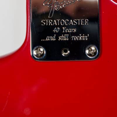 Fender 40th Anniversary American Special Stratocaster 1994 - Lipstick Red image 8