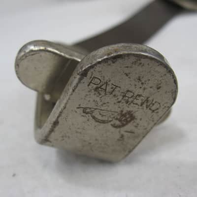 Leedy Hoop Mount Bass Drum Paddle Muffler (TDG-U-12313) 40's/50's - Nickel Plated image 17