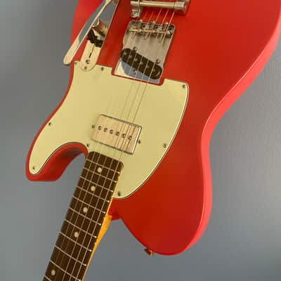 2022 Partscaster / Barncaster T-Type - Fiesta Red Nitro - Pine Body - P90 - Bigsby B5 image 3