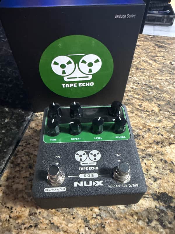 NuX NDD-7 Tape Echo 2022 - Present - Black / Green image 1