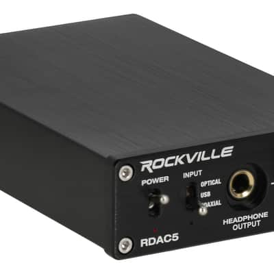 Rockville RDAC5B DAC Digital To Analog Converter USB/Optical/RCA/Headphone Amp image 4