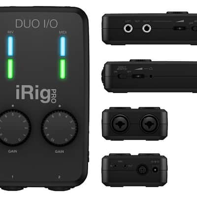 IK Multimedia iRig Pro DUO I/O 2-Channel Audio & MIDI Interface for iOS MAC PC image 2