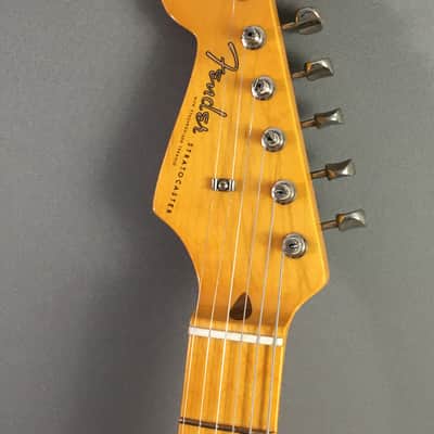 LEFTY! Fender American Vintage ‘57 Reissue Strat Ash Clapton Brownie Tribute Stratocaster Custom Relic Nitro 7.6 Lb HSC image 10
