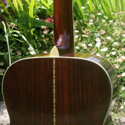Morris F30 OOO size Guitar MIJ Circa 1980 Natural+ Hard Case image 9