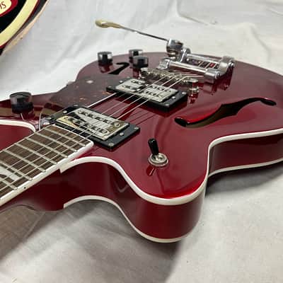 Gretsch Streamliner G2657T Candy Apple Red Semi-Hollow Body Electric Guitar image 20