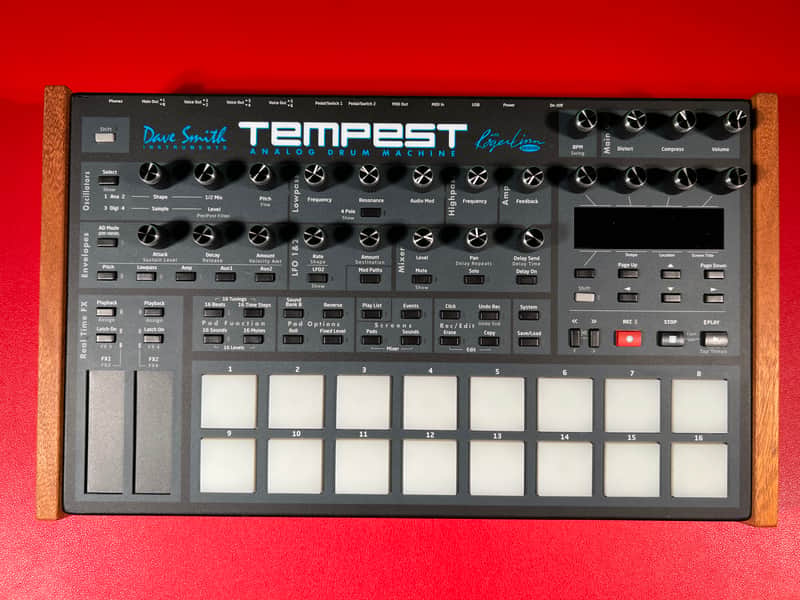 Dave Smith Instruments Tempest 6-Voice Drum Machine With Decksaver image 1