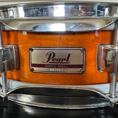 Pearl 14x3.5 Maple Piccolo Snare Drum – Made in Taiwan – Natural Finish image 3