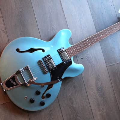 VINTAGE "VSA500B with Bigsby, Gun Hill Blue" 3, 95 KG image 1