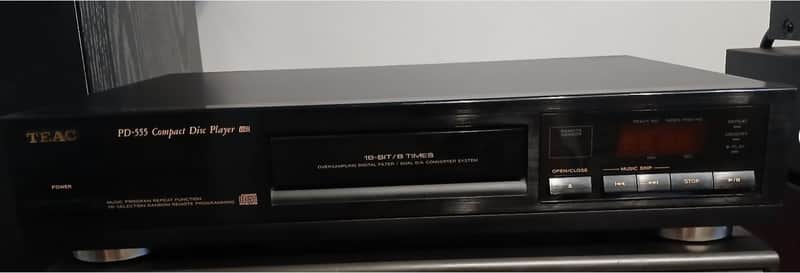 Teac PD-555 CD Player - With Remote -Tested - Works - See Video - Read image 1
