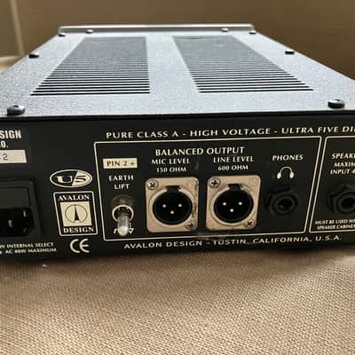 Avalon U5 Direct Box / Instrument Preamplifier image 3