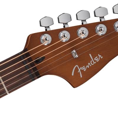 Fender Acoustasonic Standard Jazzmaster Honey Burst image 5