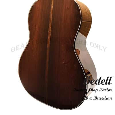 Bedell FS-P-AD/BR Fireside Parlor Adirondack Spruce & Brazilian Rosewood handcraft guitar image 4