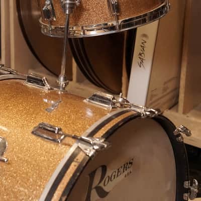Immagine Rogers 13/16/16/22/5x14" PowerTone Drum Set - 1960s Champagne Sparkle - 6
