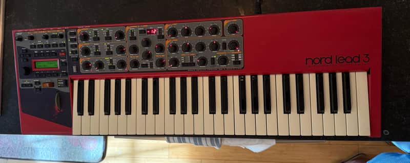 Nord Lead 3 49-Key 24-Voice Polyphonic Synthesizer 2002 - 2007 - Red image 1