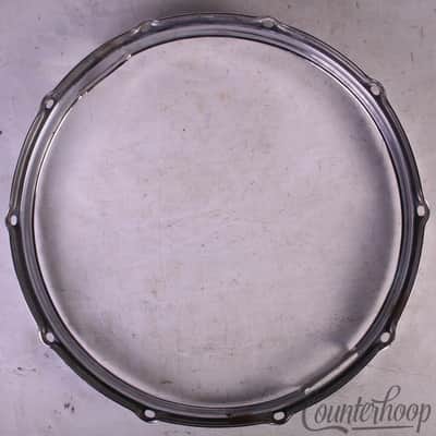 Slingerland 14"Snare Drum Resonant Rim/Hoop Stick-Saver Vintage 70s 10-Lug Krupa image 5